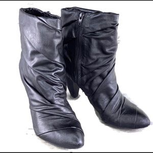 Carlos By Carlos Santana Black Leather Boots